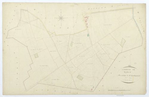 Raray - Cadastre napoléonien, section C, feuille unique