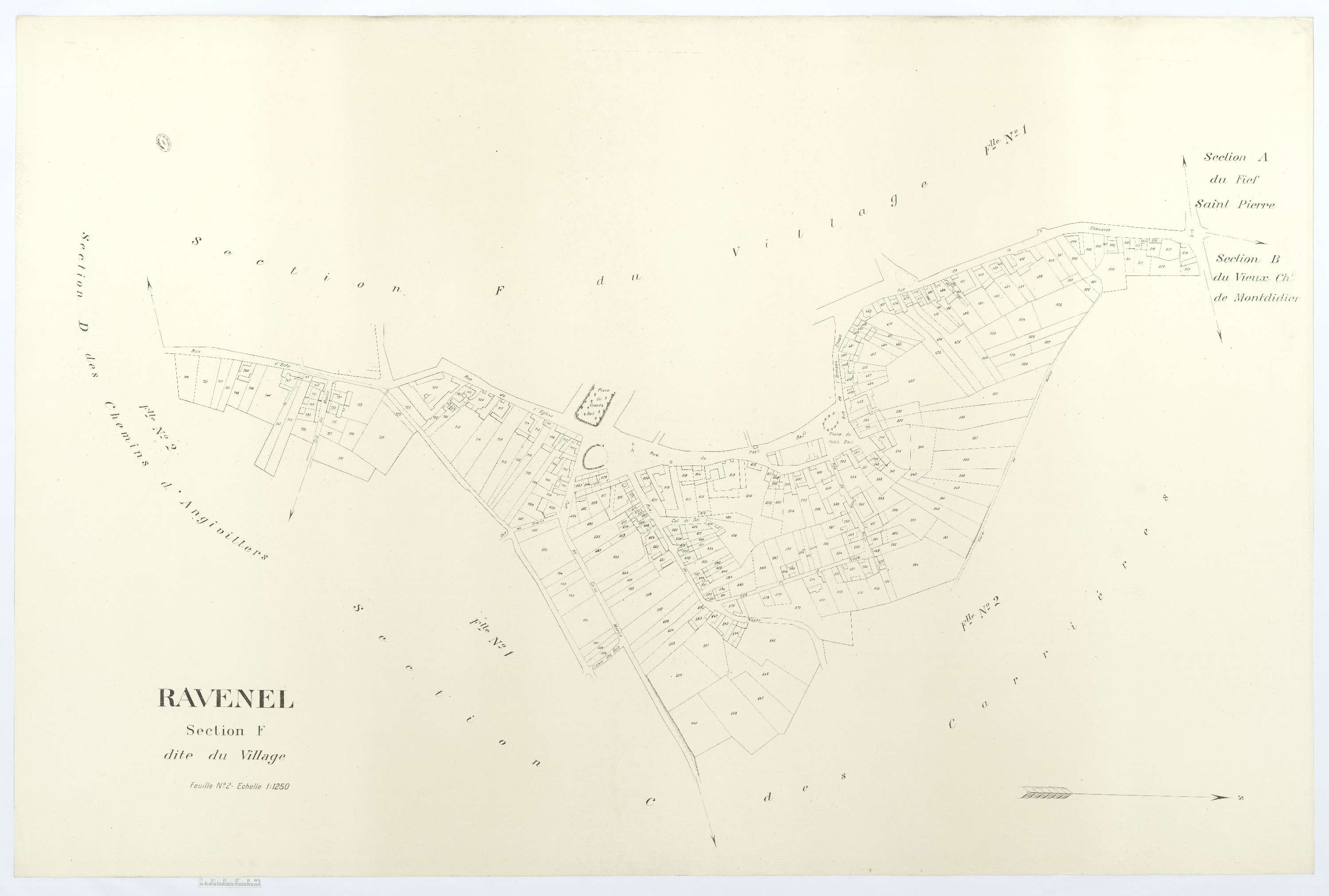 Ravenel - Cadastre napoléonien (copie), section F2