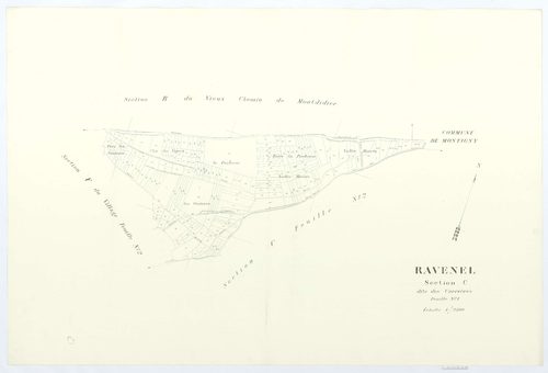 Ravenel - Cadastre napoléonien (copie), section C1