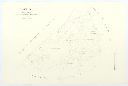 Ravenel - Cadastre napoléonien (copie), section D1