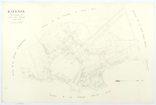 Ravenel - Cadastre napoléonien (copie), section F1