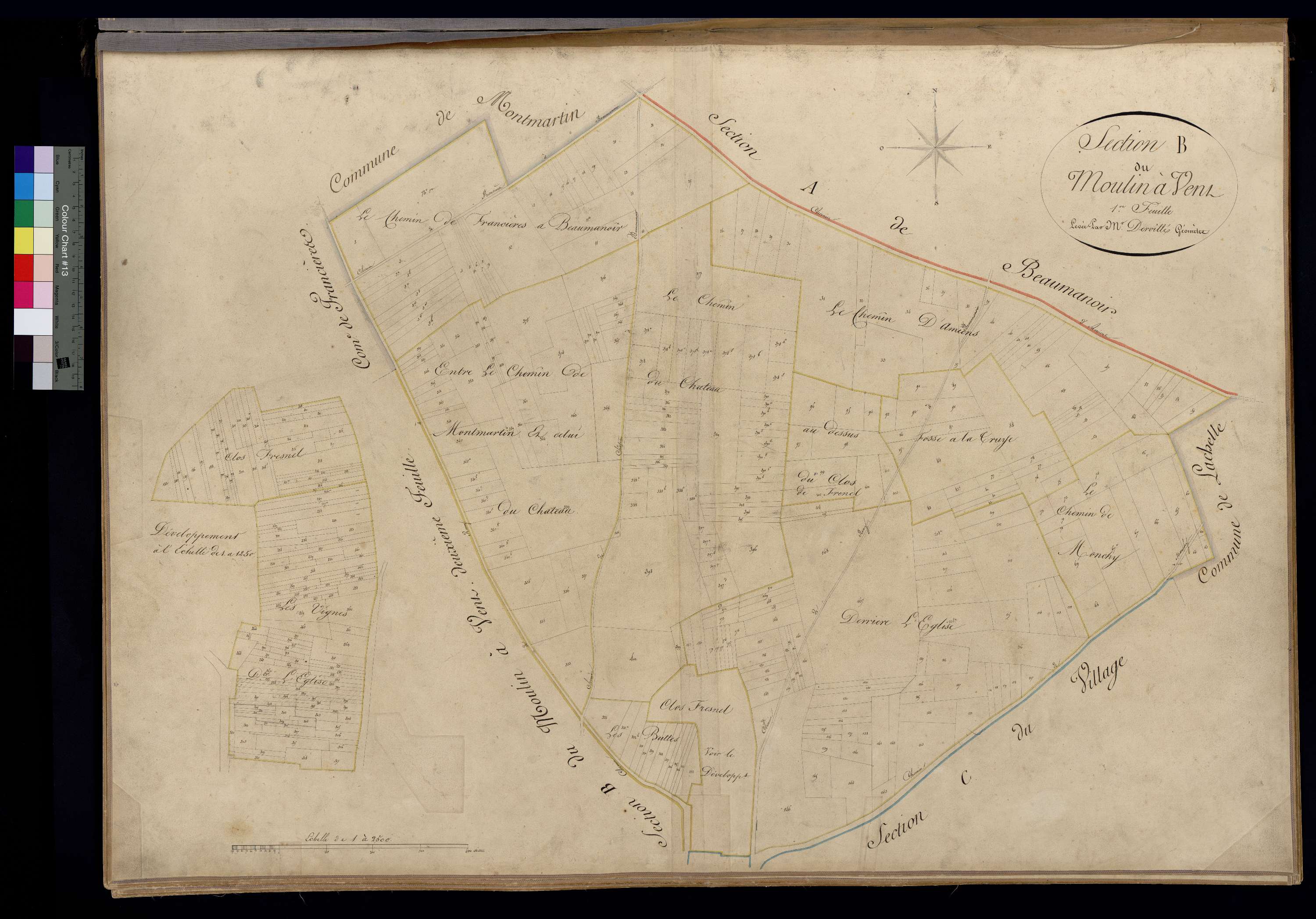 Remy - Cadastre napoléonien, section B1