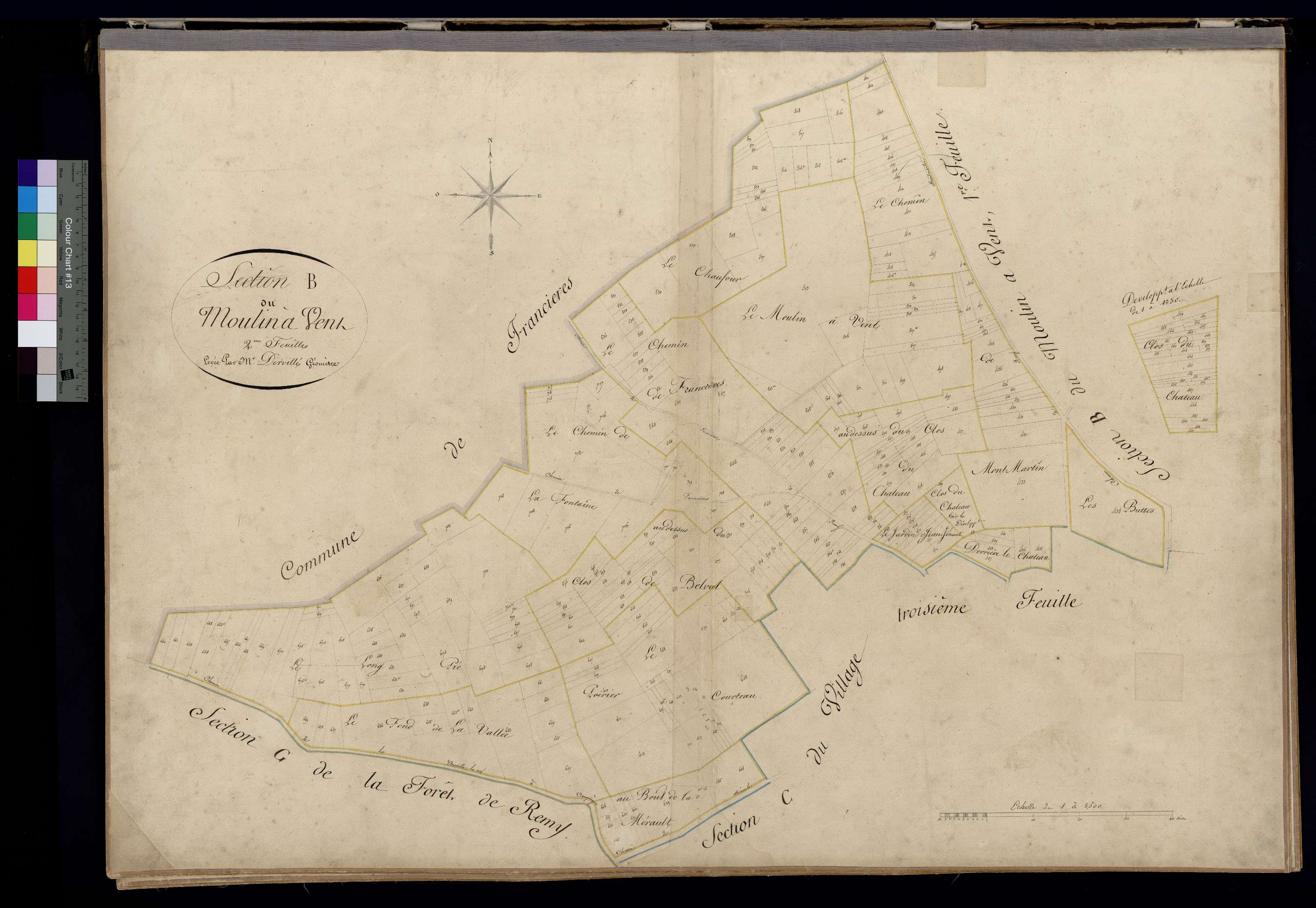 Remy - Cadastre napoléonien, section B2