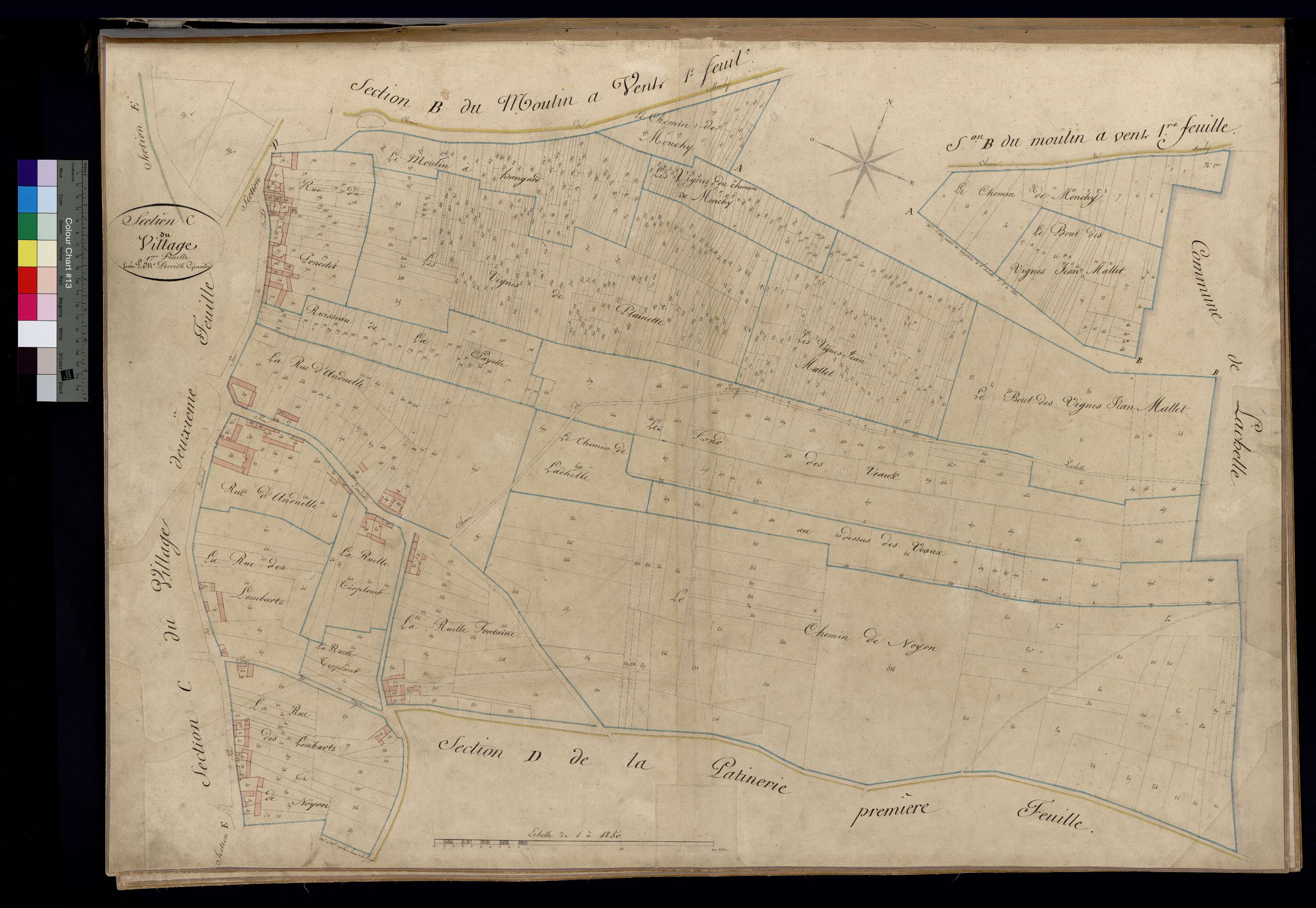 Remy - Cadastre napoléonien, section C1