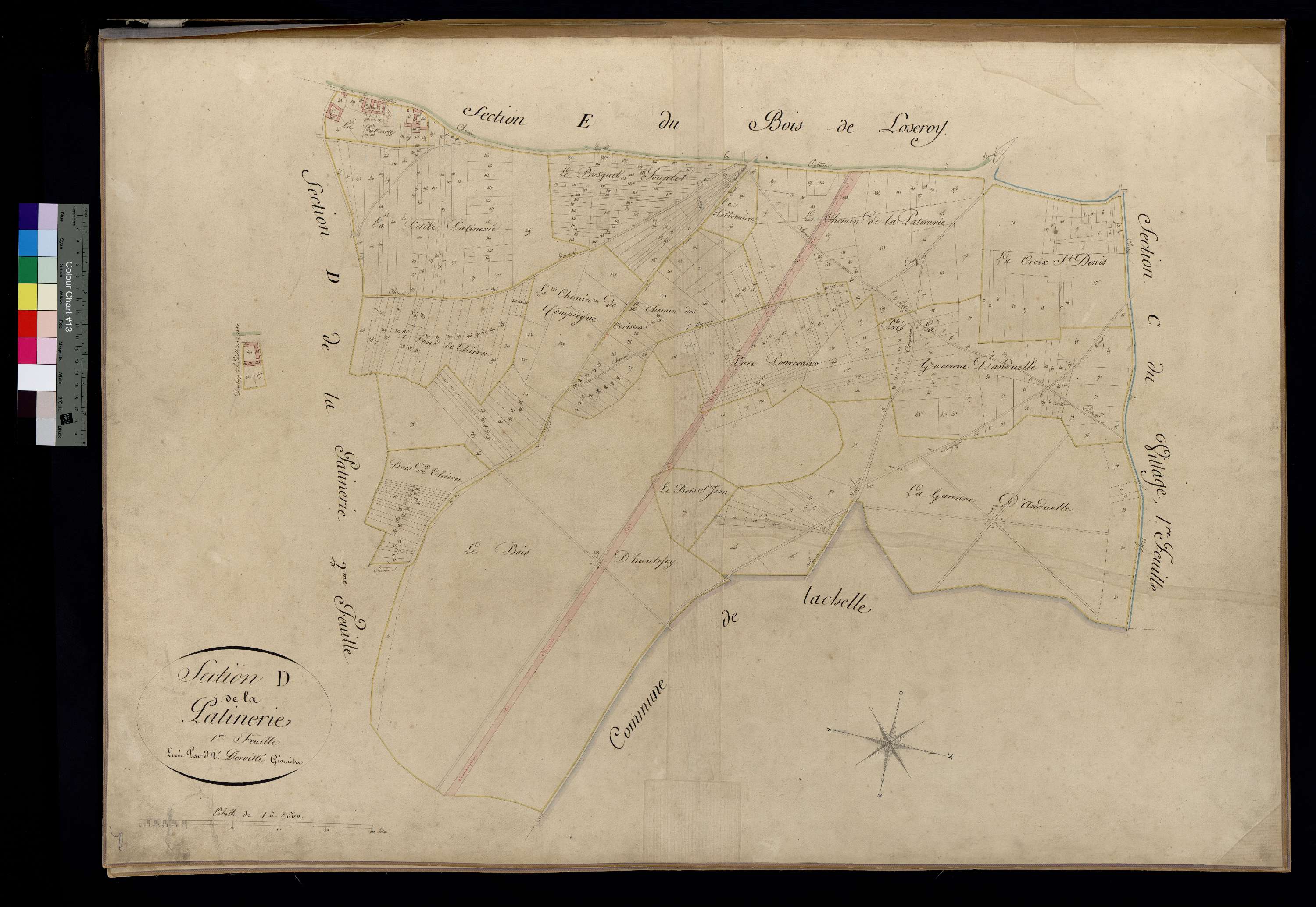 Remy - Cadastre napoléonien, section D1