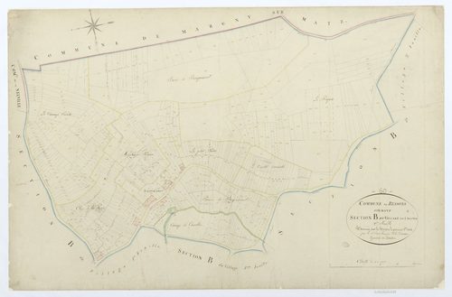 Ressons-sur-Matz - Cadastre napoléonien, section B2
