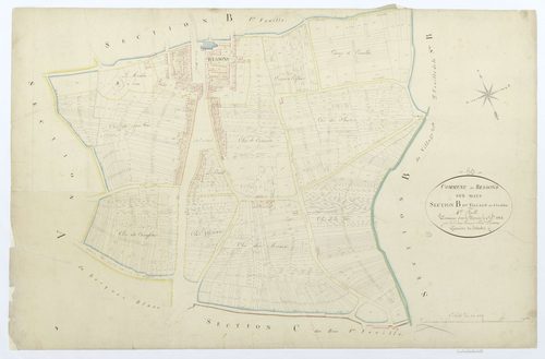 Ressons-sur-Matz - Cadastre napoléonien, section B4