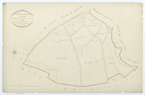 Ressons-sur-Matz - Cadastre napoléonien, section C1