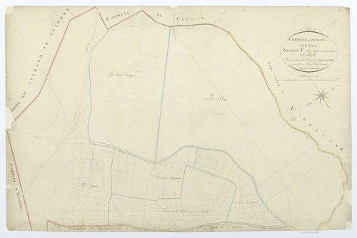 Ressons-sur-Matz - Cadastre napoléonien, section C2