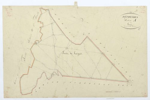 Rethondes - Cadastre napoléonien, section A, feuille unique