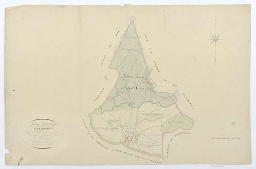 Rethondes - Cadastre napoléonien, tableau d'assemblage