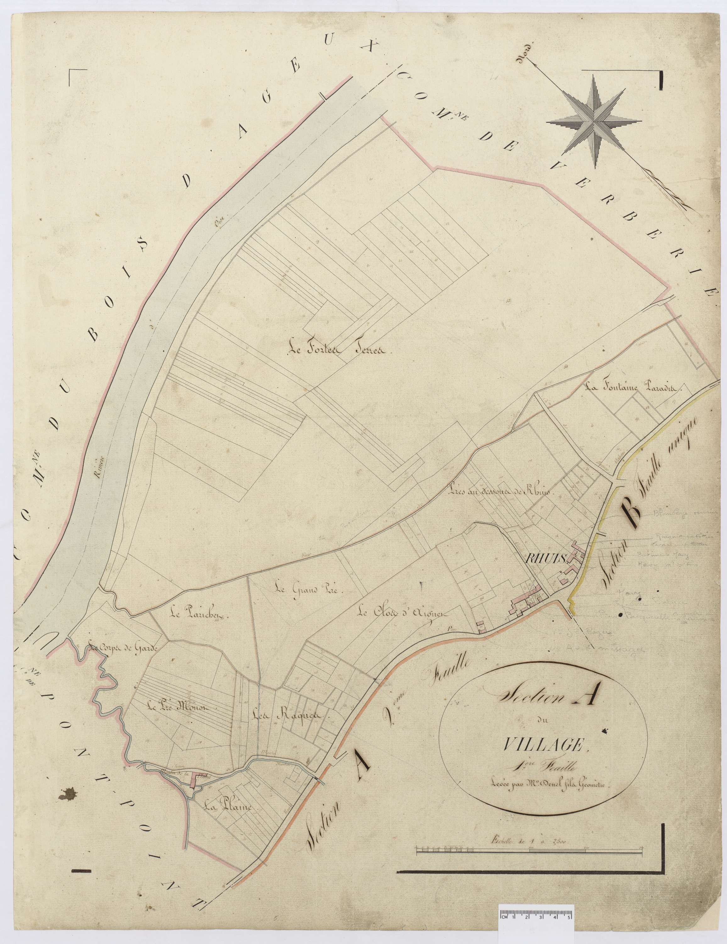 Rhuis - Cadastre napoléonien, section A1