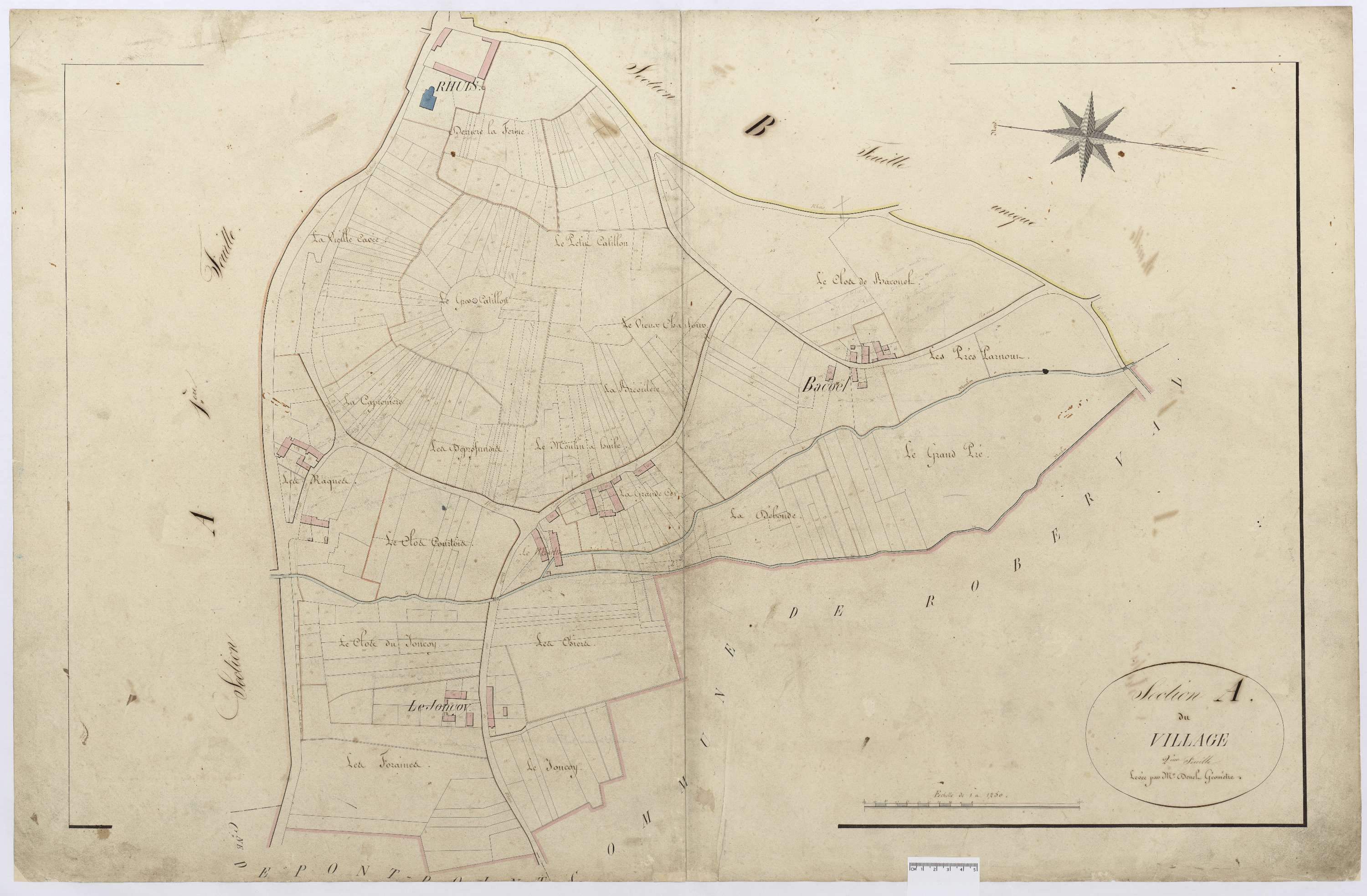 Rhuis - Cadastre napoléonien, section A2