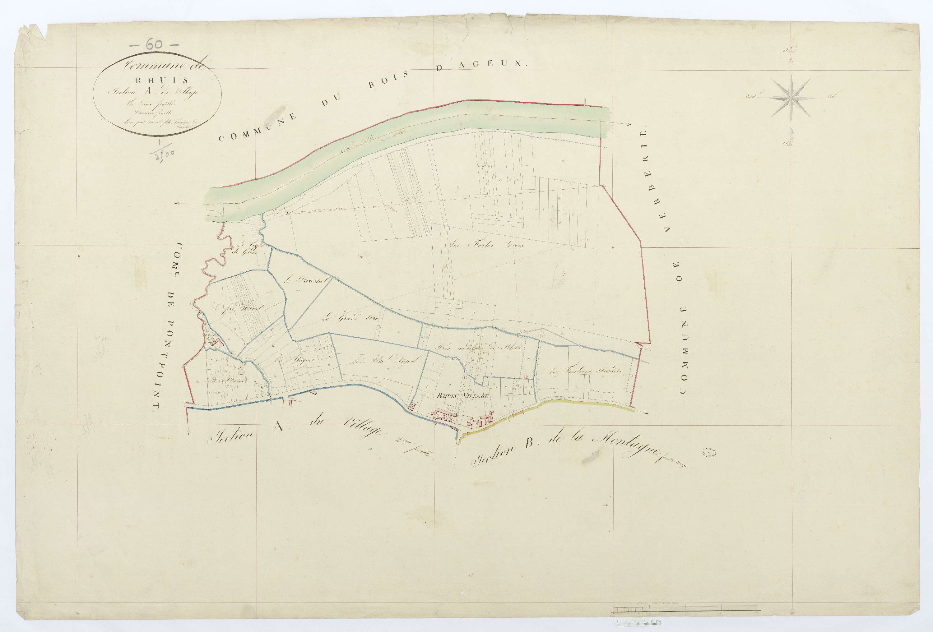 Rhuis - Cadastre napoléonien, section A1