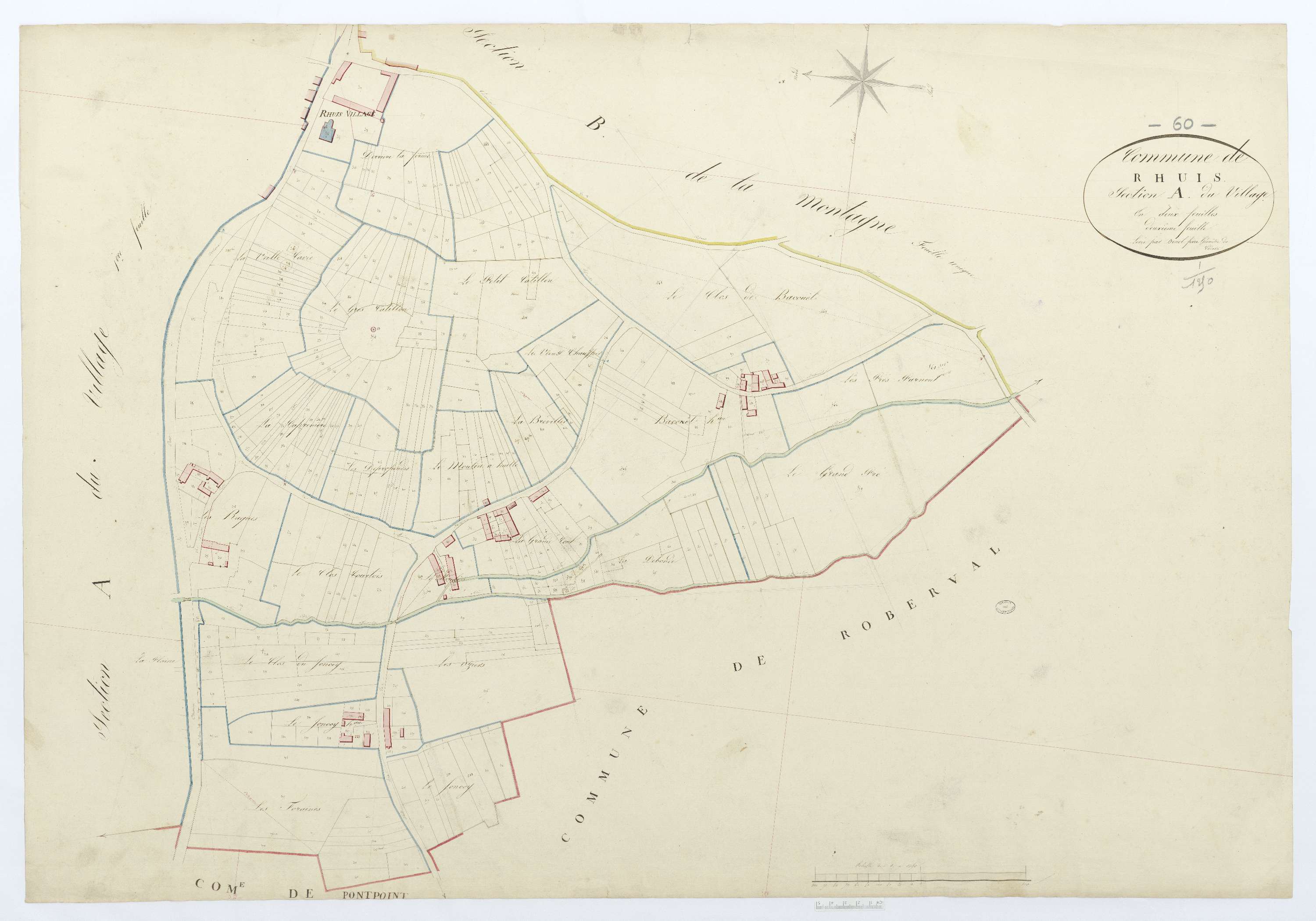 Rhuis - Cadastre napoléonien, section A2