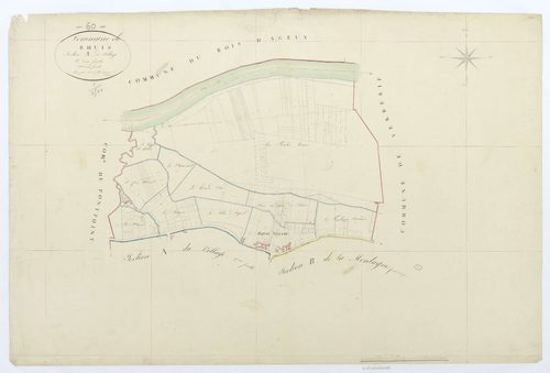 Rhuis - Cadastre napoléonien, section A1