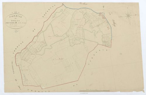 Rhuis - Cadastre napoléonien, section B, feuille unique