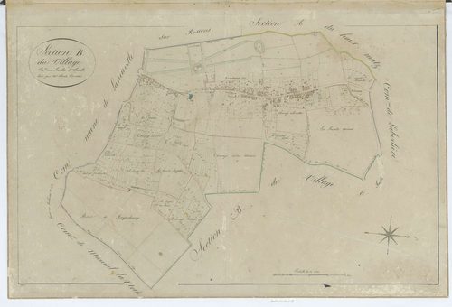 Ricquebourg - Cadastre napoléonien, section B2
