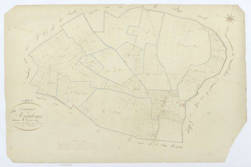 Ricquebourg - Cadastre napoléonien, section A, feuille unique