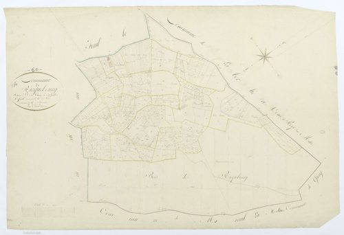 Ricquebourg - Cadastre napoléonien, section B1