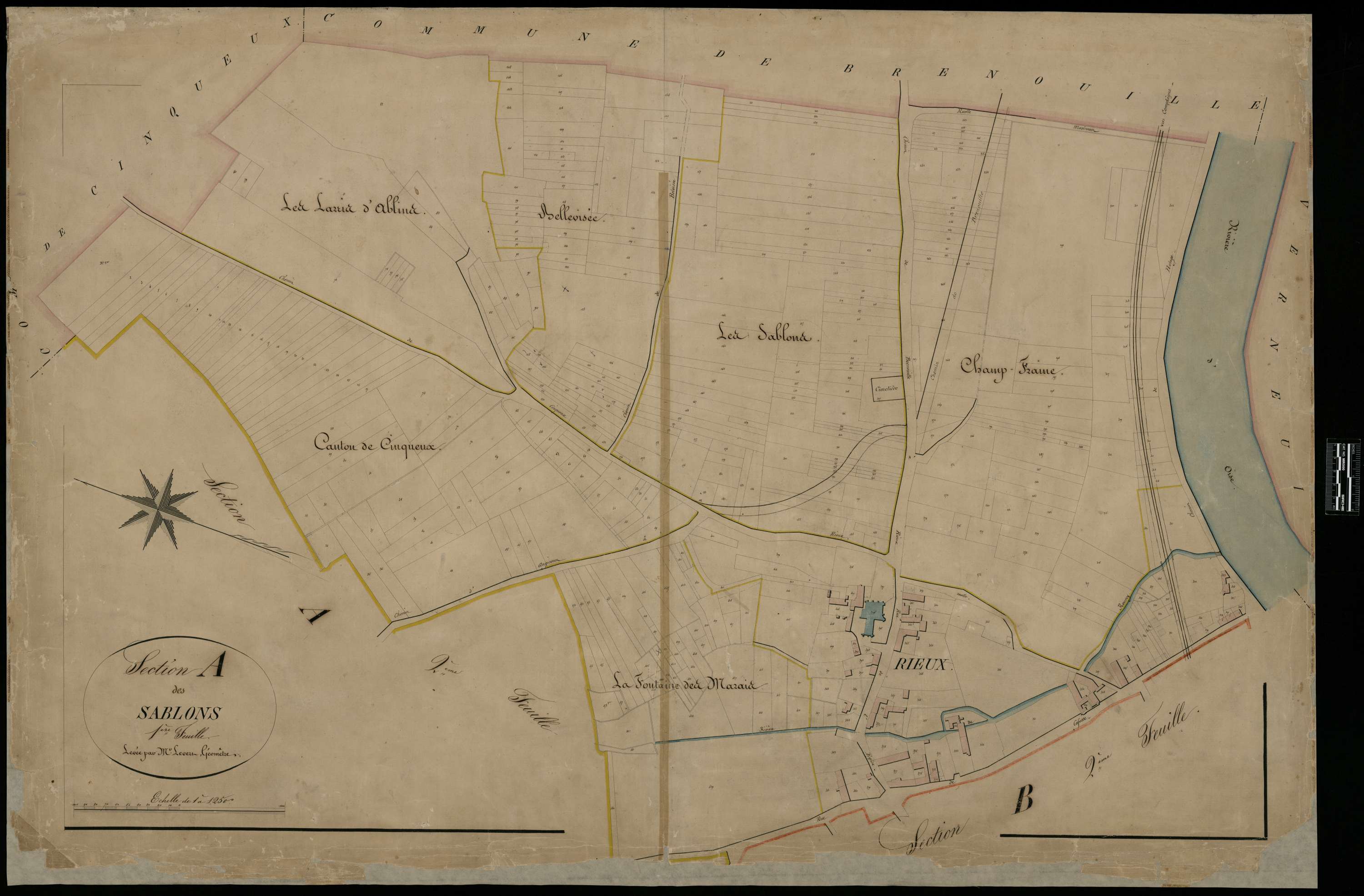 Rieux - Cadastre napoléonien, section A1