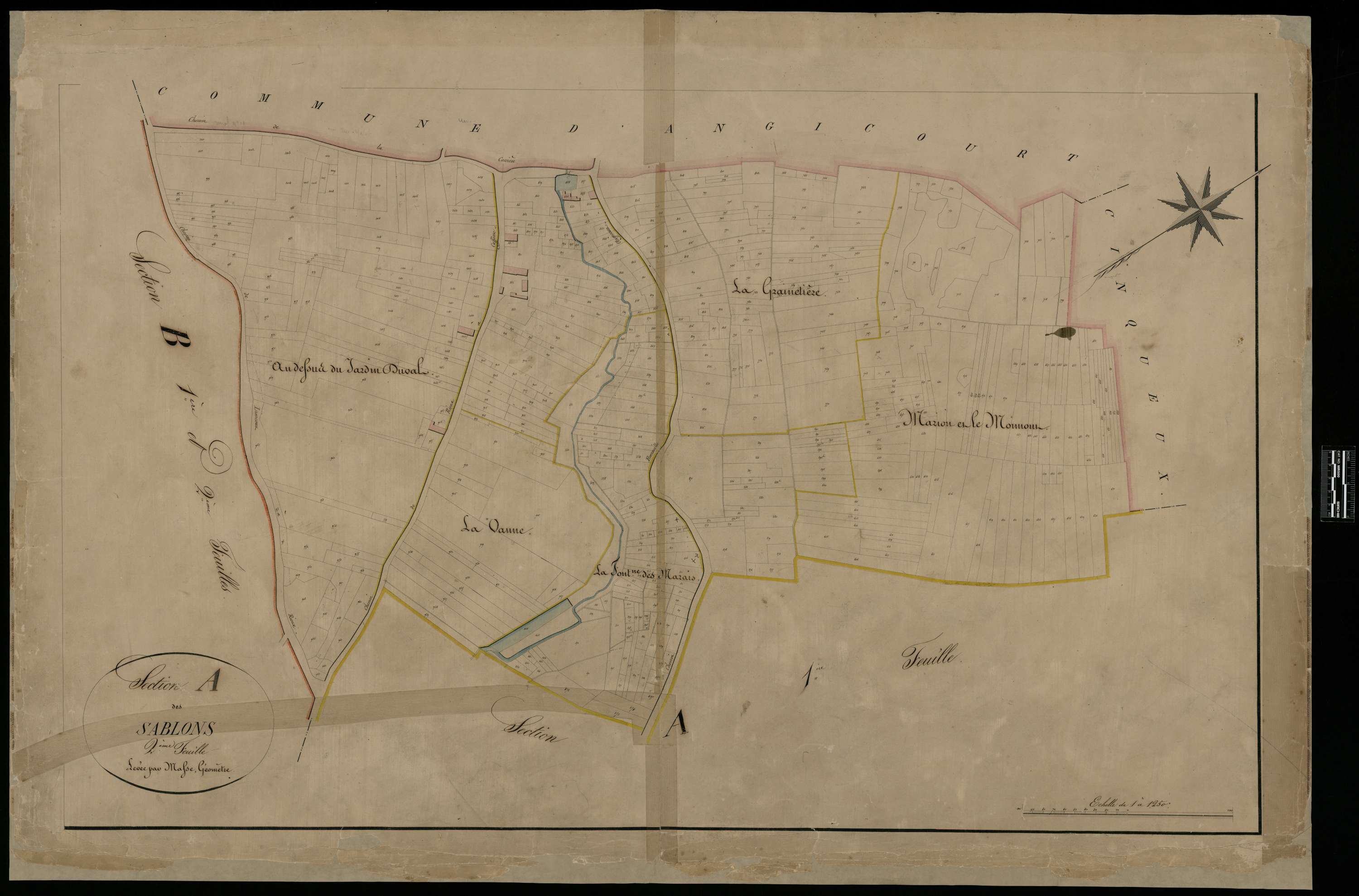 Rieux - Cadastre napoléonien, section A2