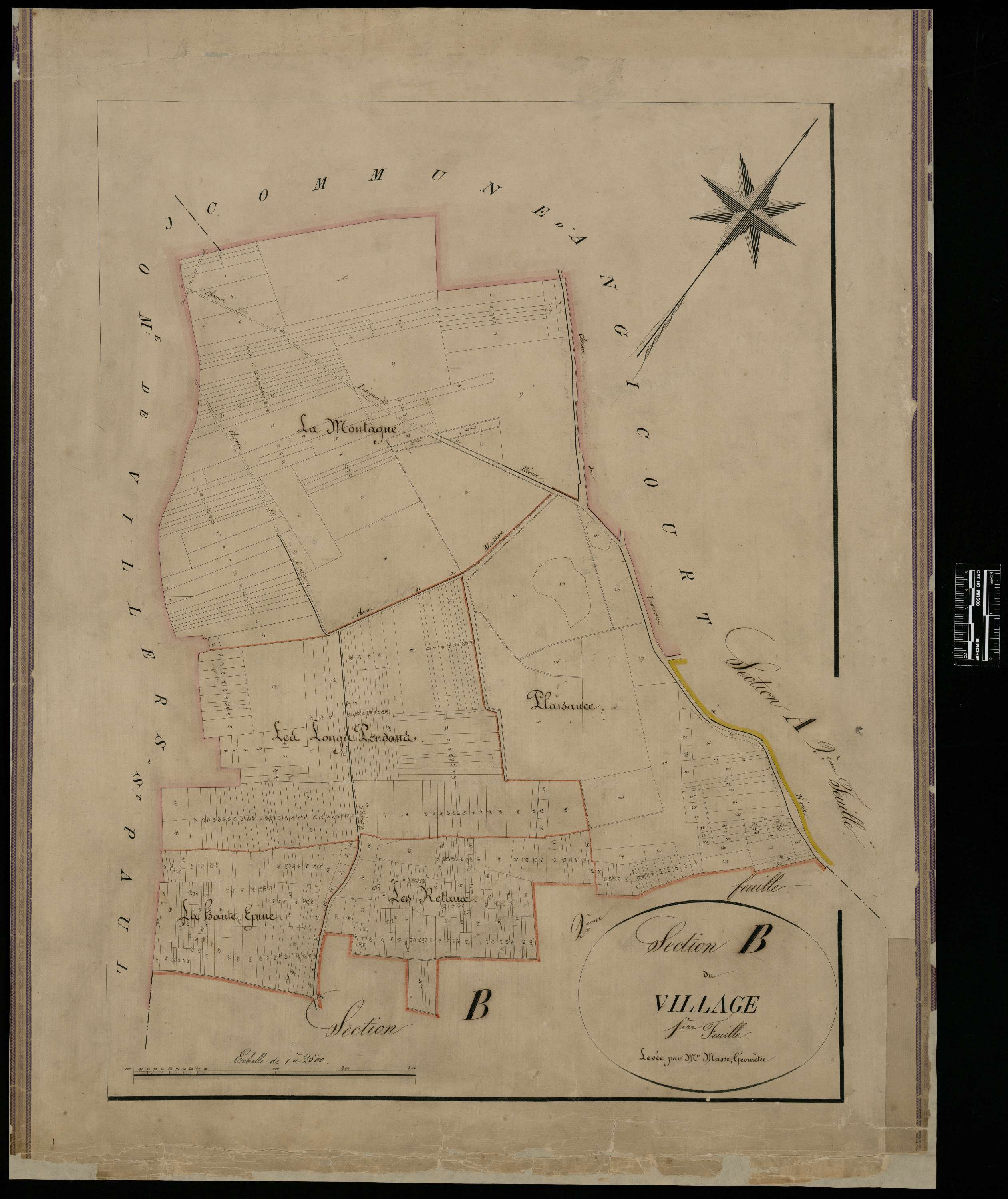 Rieux - Cadastre napoléonien, section B1