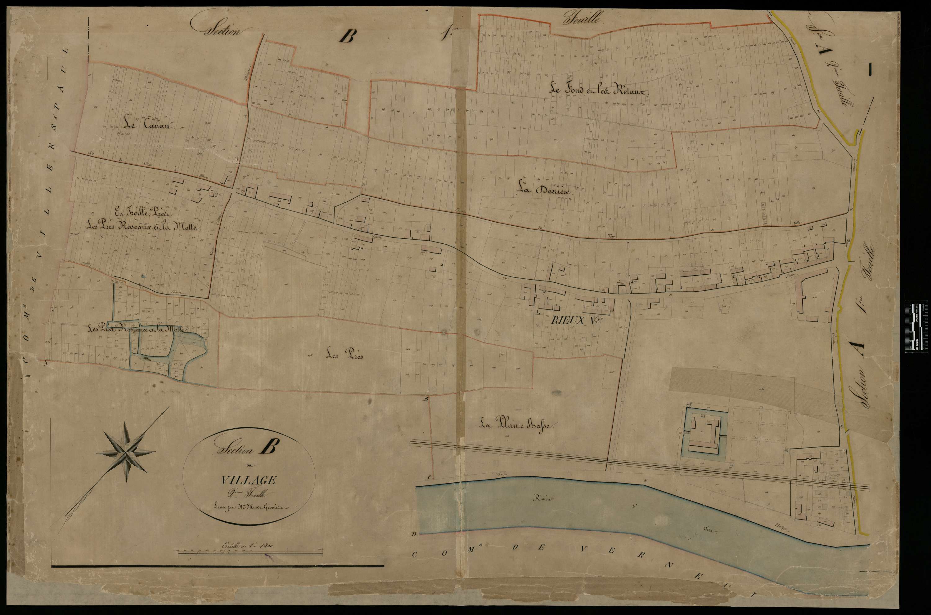 Rieux - Cadastre napoléonien, section B2