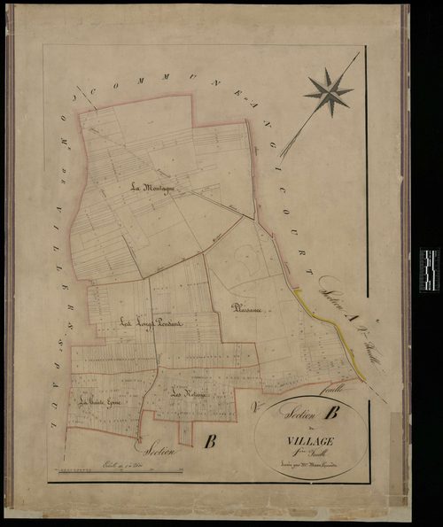 Rieux - Cadastre napoléonien, section B1