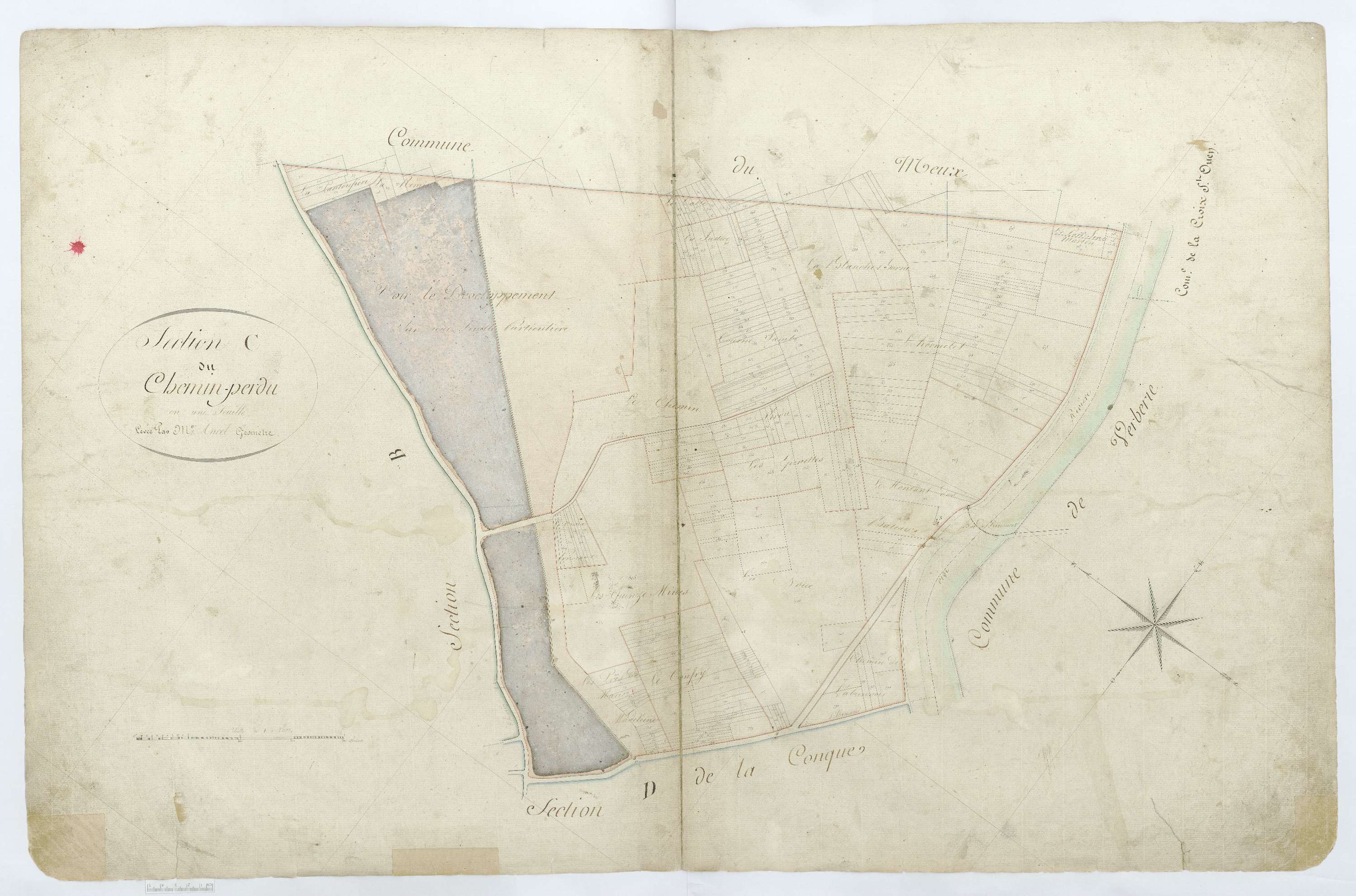 Rivecourt - Cadastre napoléonien, section C