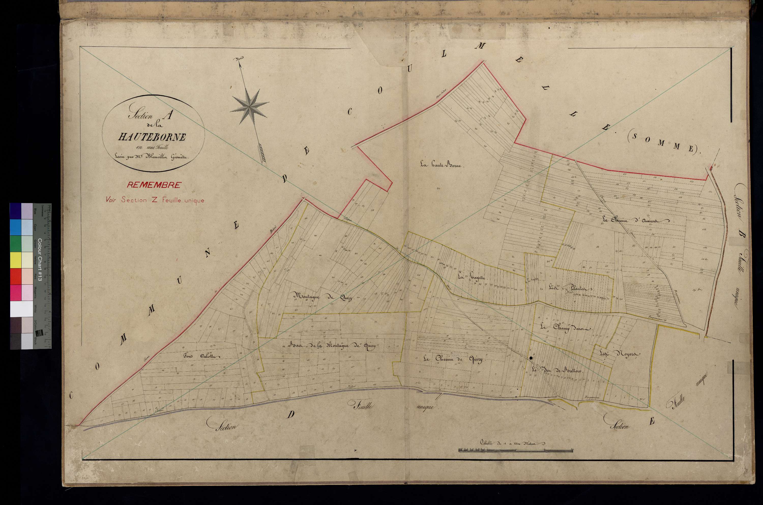 Rocquencourt - Cadastre napoléonien, section A