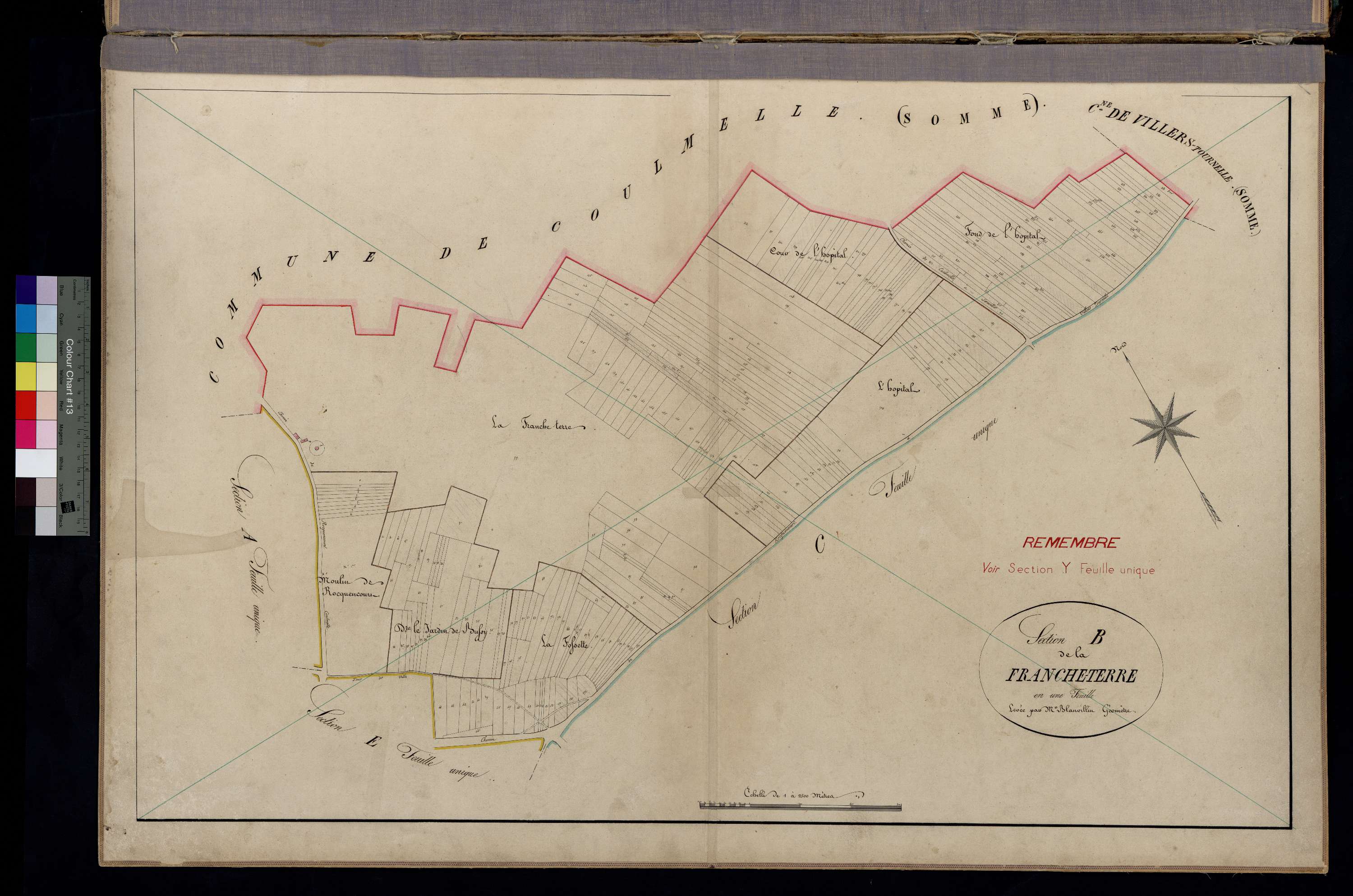 Rocquencourt - Cadastre napoléonien, section B