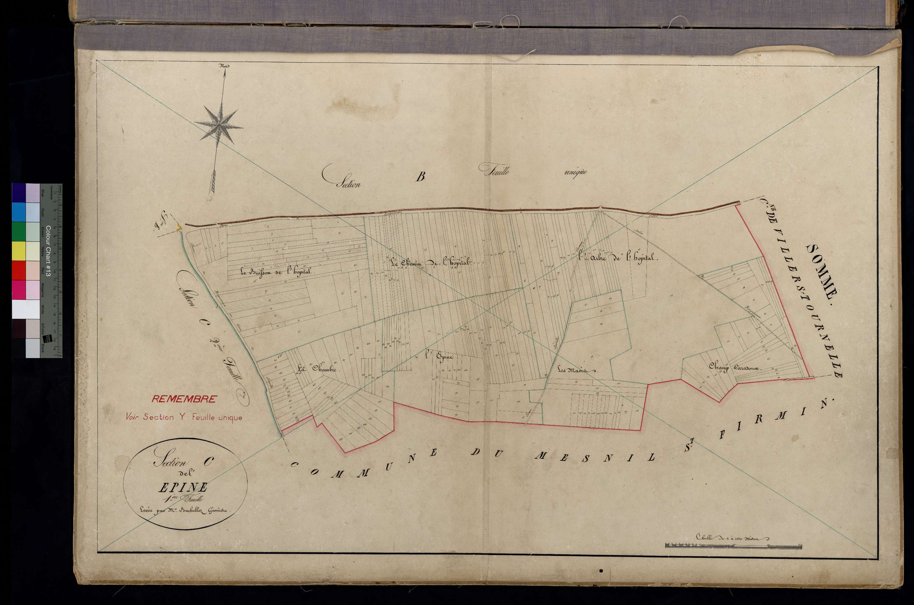 Rocquencourt - Cadastre napoléonien, section C1