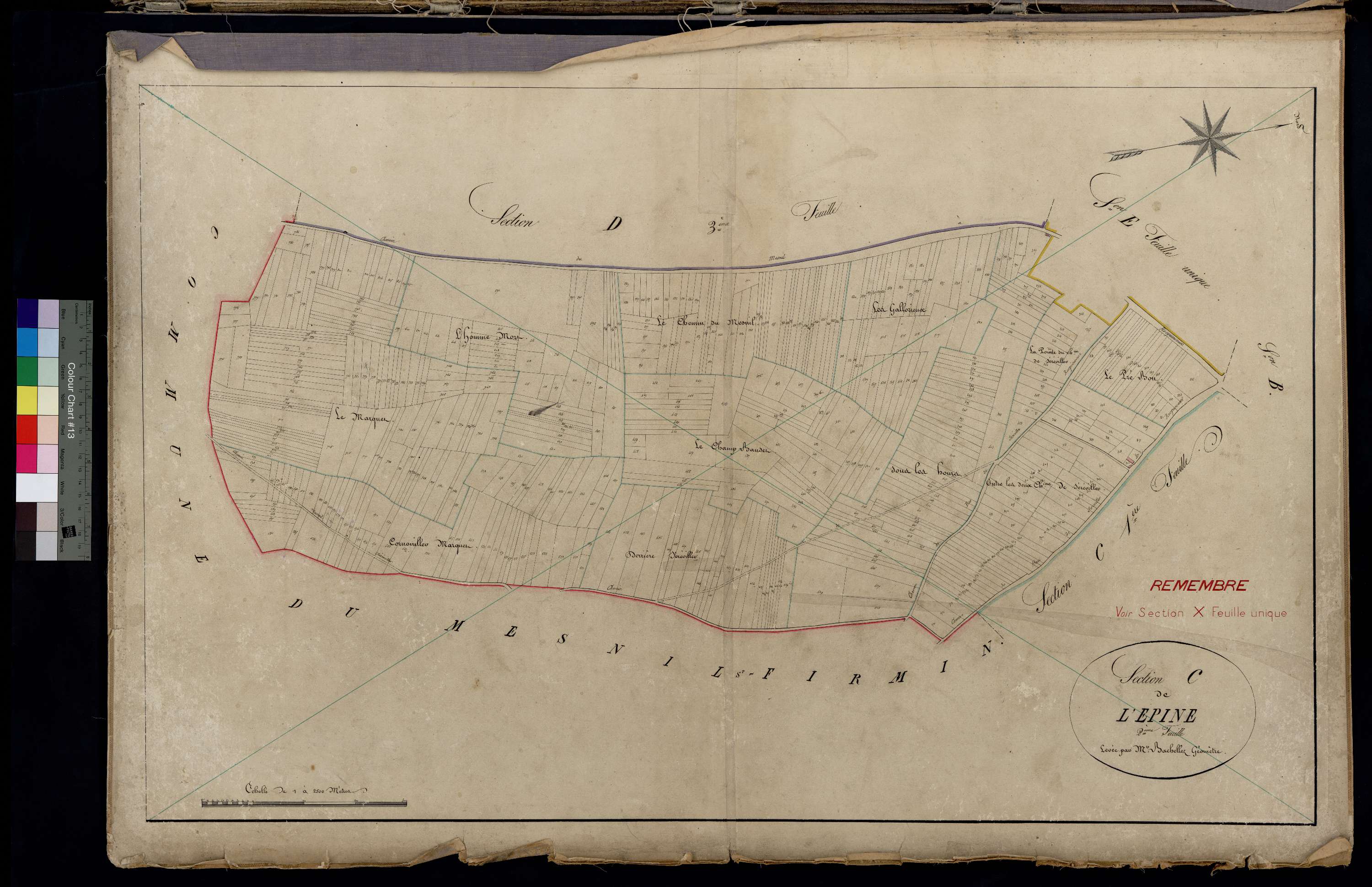 Rocquencourt - Cadastre napoléonien, section C2