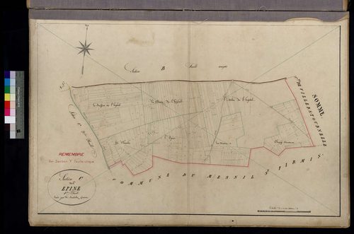 Rocquencourt - Cadastre napoléonien, section C1