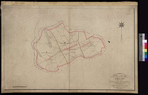 Romescamps - Cadastre napoléonien, tableau d'assemblage