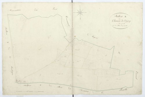 Rosières - Cadastre napoléonien, section B