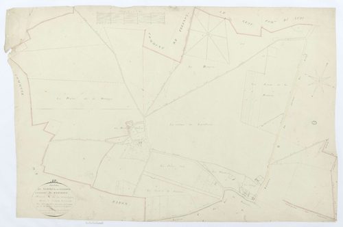 Rosières - Cadastre napoléonien, section A, feuille unique
