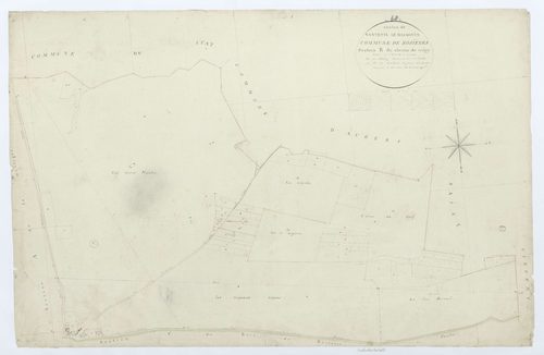 Rosières - Cadastre napoléonien, section B, feuille unique