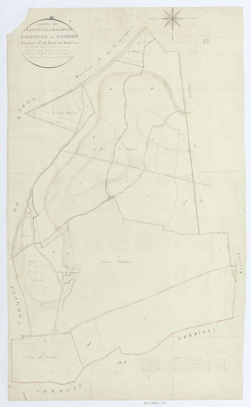 Rosières - Cadastre napoléonien, section C2