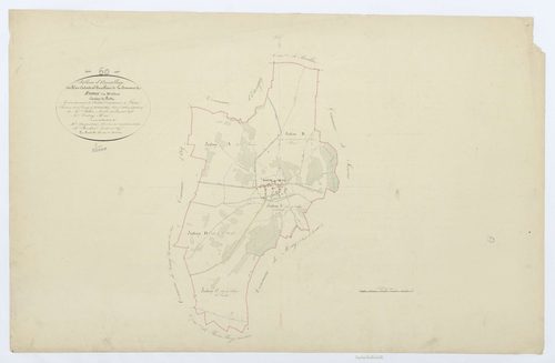 Rosoy-en-Multien - Cadastre napoléonien, tableau d'assemblage