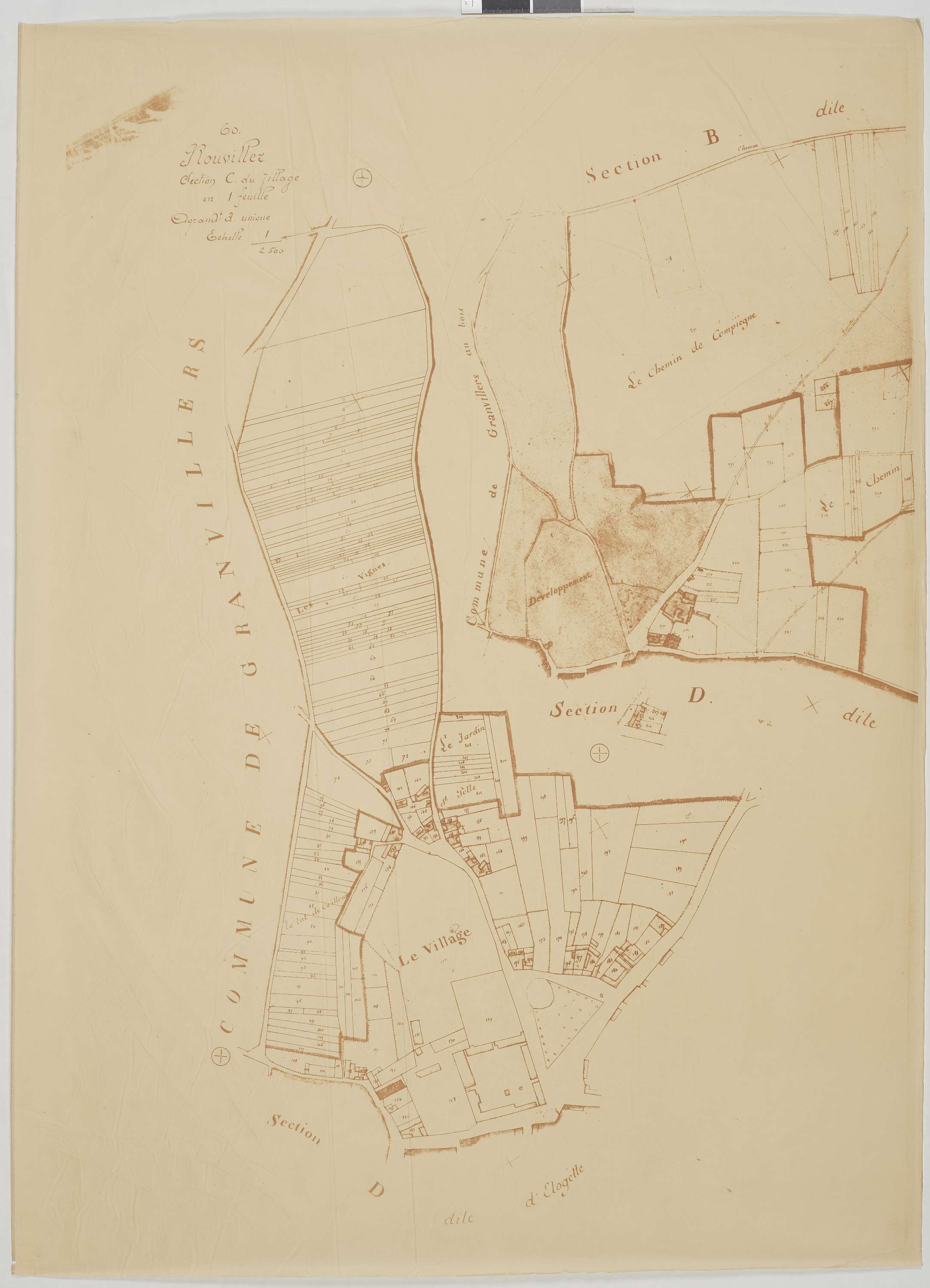 Rouvillers - Cadastre napoléonien (copie), section C