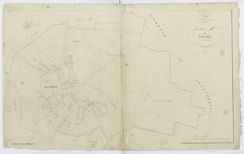 Rouvres-en-Multien - Cadastre napoléonien, section B