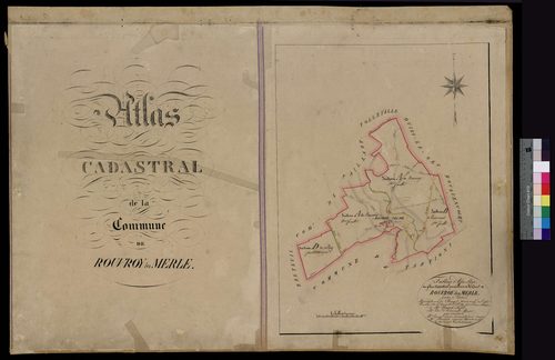 Rouvroy-les-Merles - Cadastre napoléonien, tableau d'assemblage