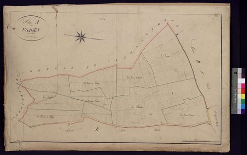 Roye-sur-Matz - Cadastre napoléonien, section A