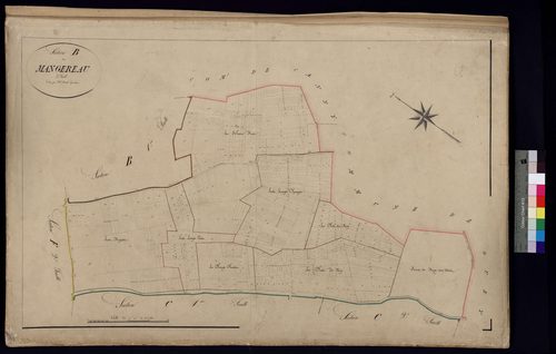 Roye-sur-Matz - Cadastre napoléonien, section B2