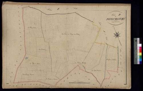 Roye-sur-Matz - Cadastre napoléonien, section D