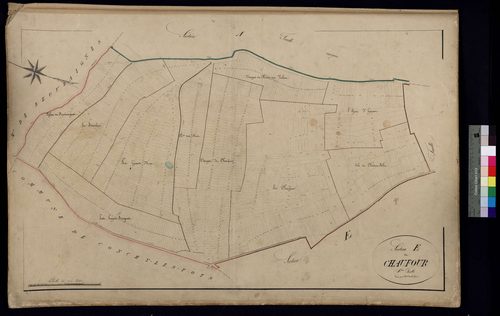 Roye-sur-Matz - Cadastre napoléonien, section E1
