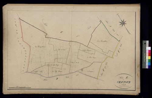 Roye-sur-Matz - Cadastre napoléonien, section E2