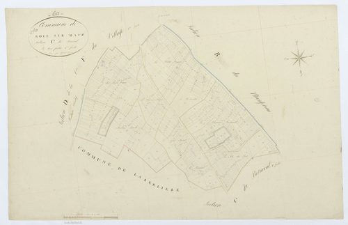 Roye-sur-Matz - Cadastre napoléonien, section C1